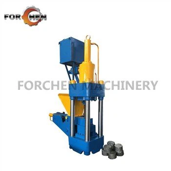 Machine de pressage de briquettes de ferraille